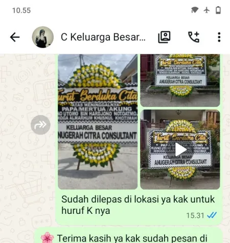 Pengiriman Papan Bunga Duka Setiabudi Kuningan